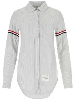 Thom Browne: Рубашка  RWB в полоску