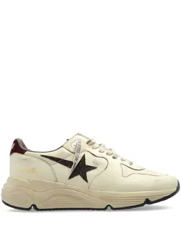 Golden Goose: Бежевые кроссовки  Running Sole