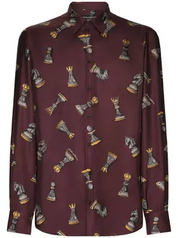 Dolce & Gabbana: Шёлковая рубашка 