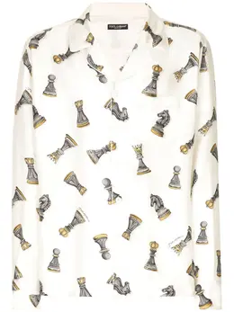 Dolce & Gabbana: Шёлковая рубашка 