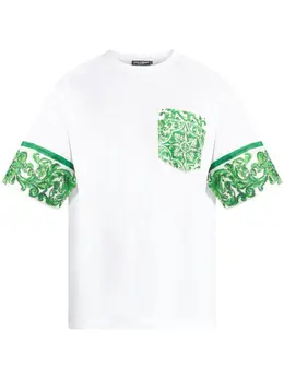 Dolce & Gabbana: Футболка  Majolica с принтом
