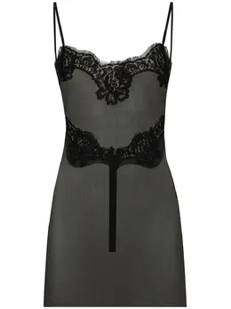 Dolce & Gabbana: Кружевная майка 
