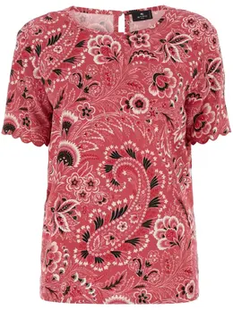 ETRO: Блуза с принтом 