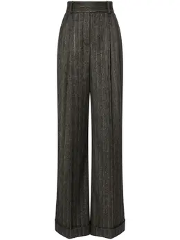Alberta Ferretti: Брюки с поясом 