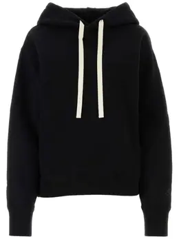 Jil Sander: Чёрная толстовка  Drawstring