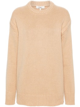 Chloé: Коричневый свитер 