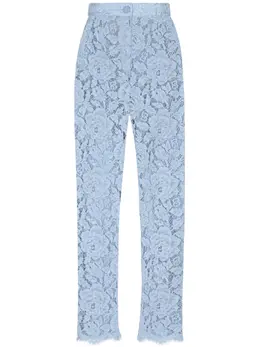 Dolce & Gabbana: Фиолетовые брюки 