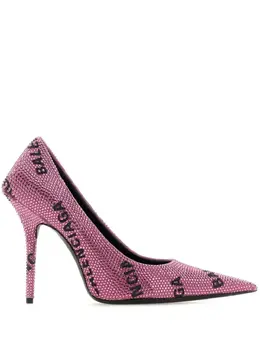 Balenciaga: Фиолетовые туфли 