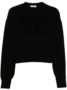 Elisabetta Franchi: Чёрный свитшот 