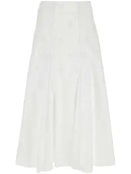 Chloé: Белая юбка 