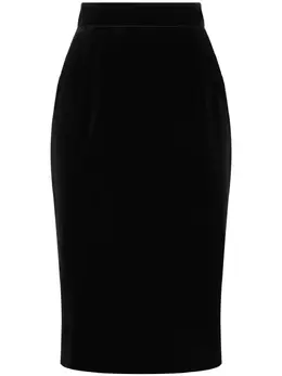 Dolce & Gabbana: Бархатная юбка  Velvet