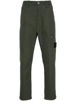 Stone Island: Зелёные брюки  Compass