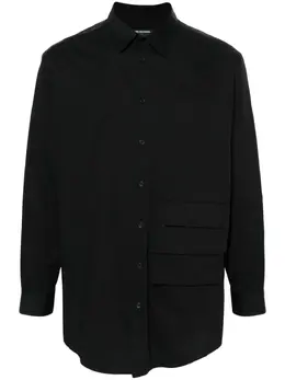 Y-3: Чёрная рубашка 