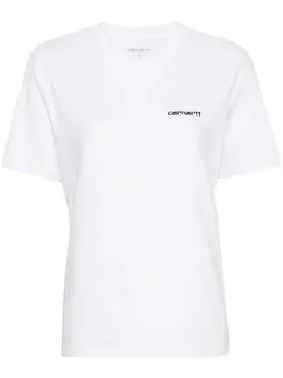 Carhartt WIP: Футболка  Script с вышивкой