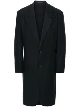 Yohji Yamamoto: Пальто с принтом 