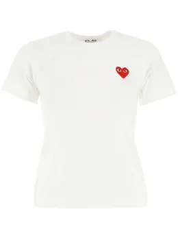 Comme Des Garçons Play: Хлопковая футболка  Heart