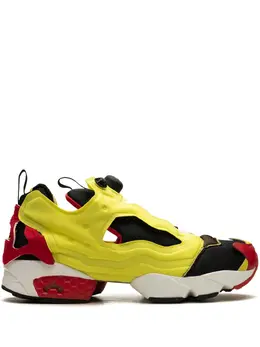 Reebok: Жёлтые кроссовки  InstaPump Fury