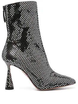 Aquazzura: Чёрные ботинки 