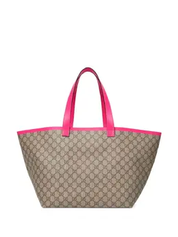 Gucci: Бежевая сумка-шоппер  GG Supreme
