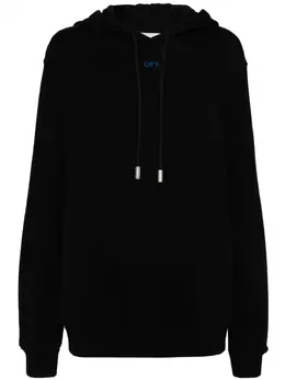 Off-White: Чёрная толстовка  Arrow