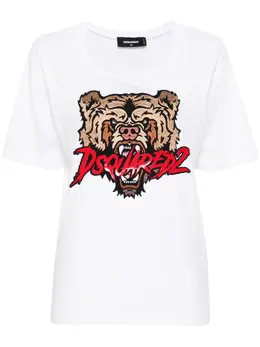 DSQUARED2: Футболка с принтом 