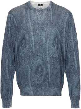 ETRO: Голубой свитер 