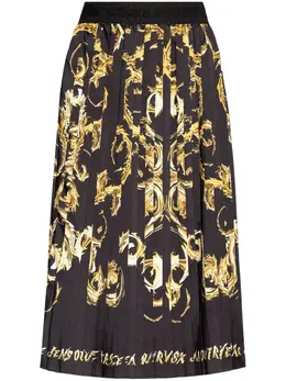 Versace Jeans Couture: Плиссированная юбка 