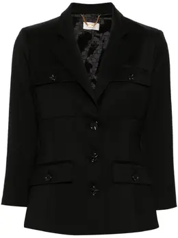 Elisabetta Franchi: Чёрный жакет 
