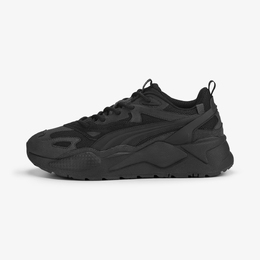 PUMA: Чёрные кроссовки  RS-X