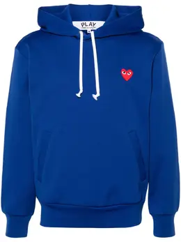 Comme Des Garçons Play: Голубая толстовка  Heart