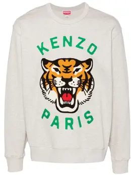 Kenzo: Светлый свитшот  Tiger