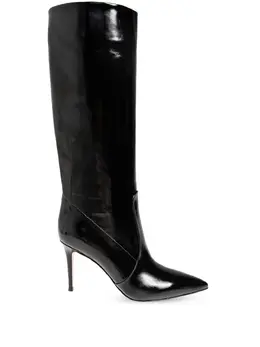 Gianvito Rossi: Чёрные ботинки  Hansen