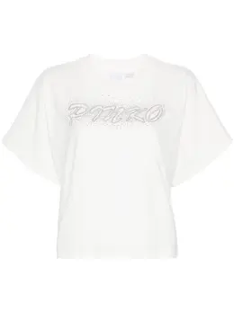 PINKO: Белая футболка 