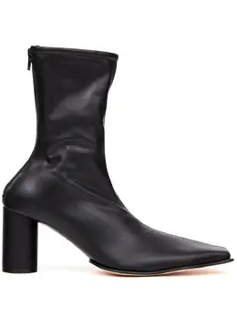 MM6 Maison Margiela: Чёрные ботинки 