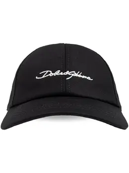 Dolce & Gabbana: Чёрная кепка 