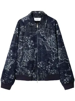 Off-White: Жаккардовая куртка 