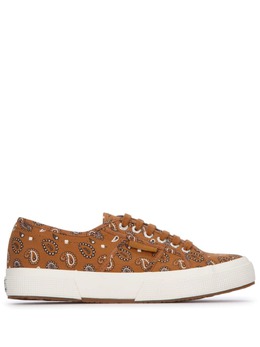 Superga: Коричневые кроссовки 