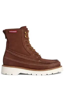 DSQUARED2: Коричневые ботинки 