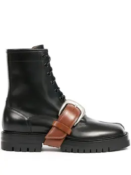 Maison Margiela: Чёрные ботинки  Tabi
