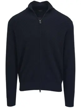 Brioni: Синий кардиган 
