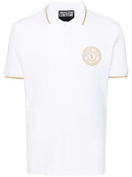 Versace Jeans Couture: Хлопковое поло 