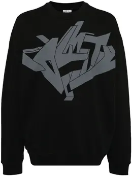 Marcelo Burlon County of Milan: Чёрный свитшот 