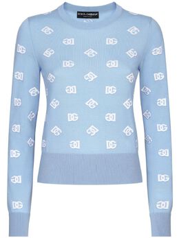 Dolce & Gabbana: Светлый свитер  DG