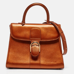 Delvaux: Коричневая сумка на руку 