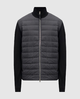 Moncler: Чорні куртки 