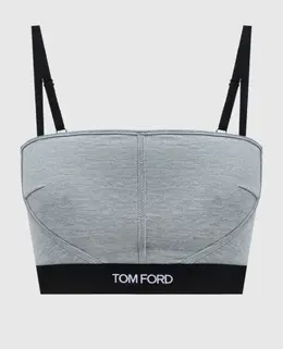 Tom Ford: Серый топ 