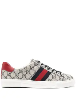 Gucci: Светлые кроссовки  Ace