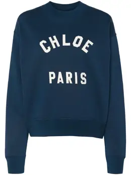 Chloé: Голубой свитшот 