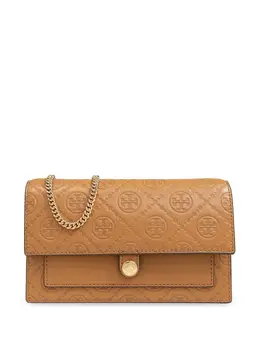 Tory Burch: Коричневая сумка через плечо 