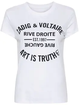 Zadig&Voltaire: Белая футболка 